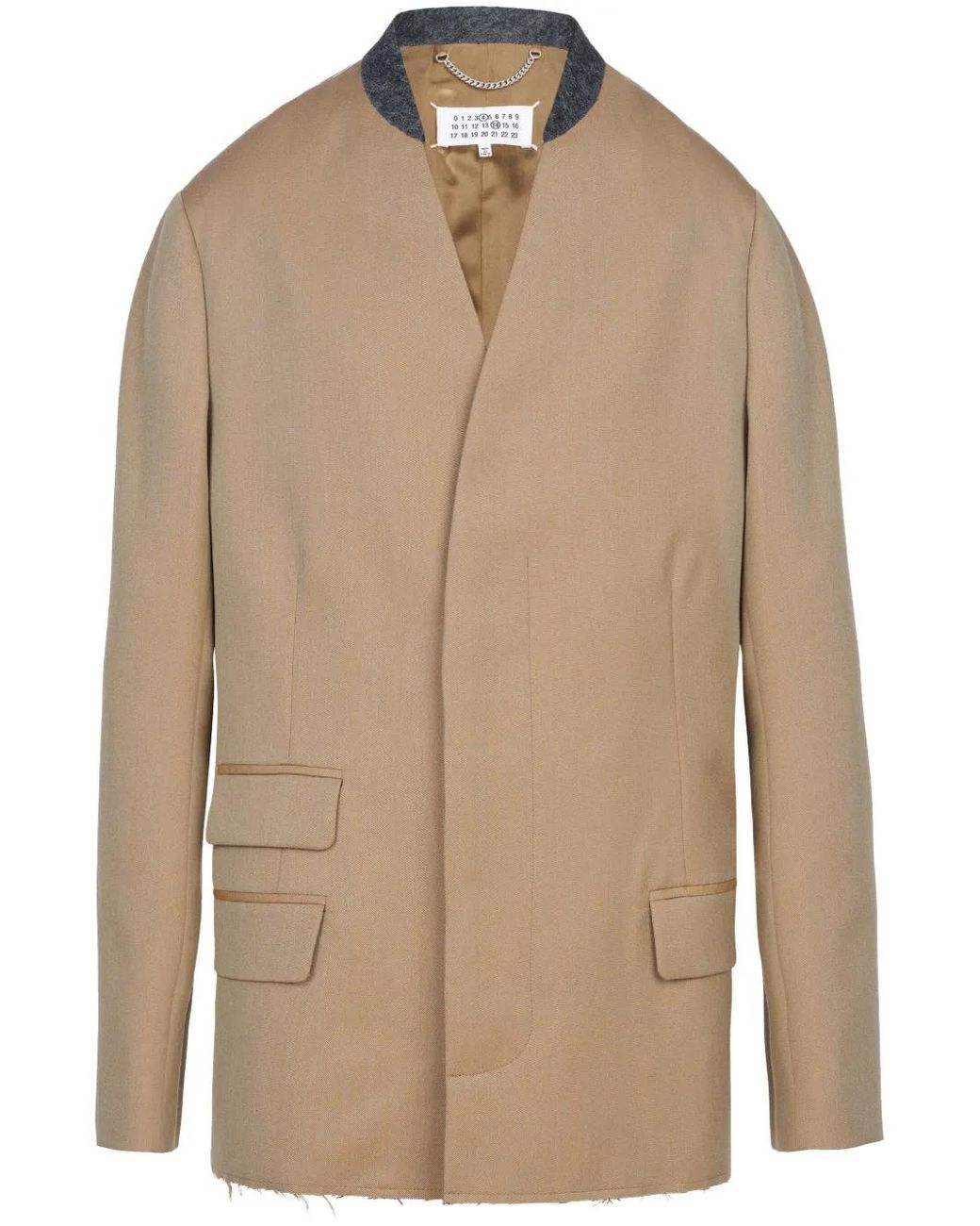 Maison Margiela Brown Wool Jacket
