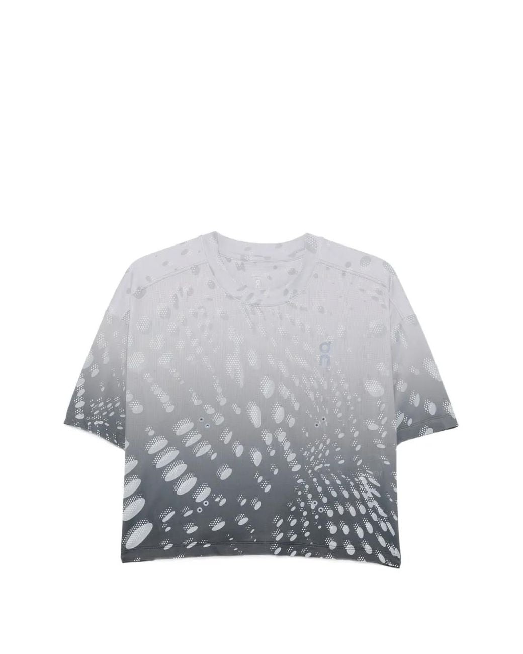 On Shoes Gray Volt-T Gradient-Effect Logo-Print T-Shirt