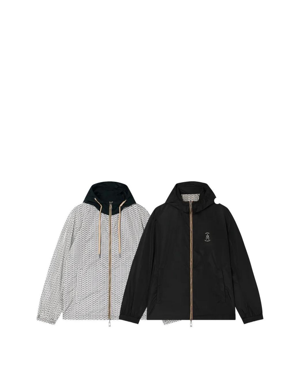 ARMANI EXCHANGE Gray Ultralight Nylon Blouson With Iridescent Effect for men