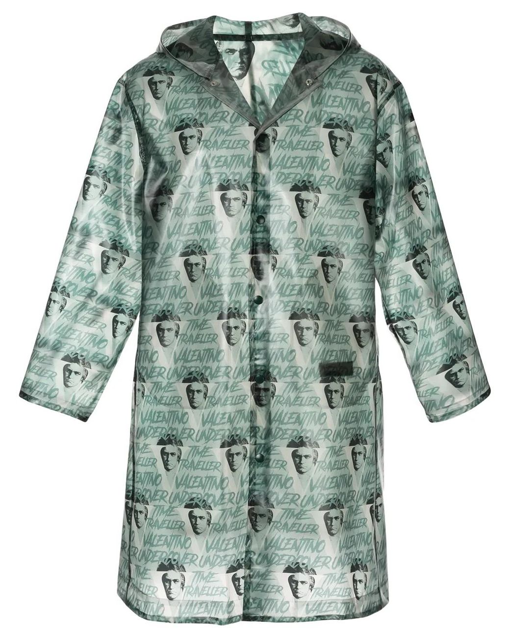 Undercover Green Clockwork Orange All-over Print Raincoat for men