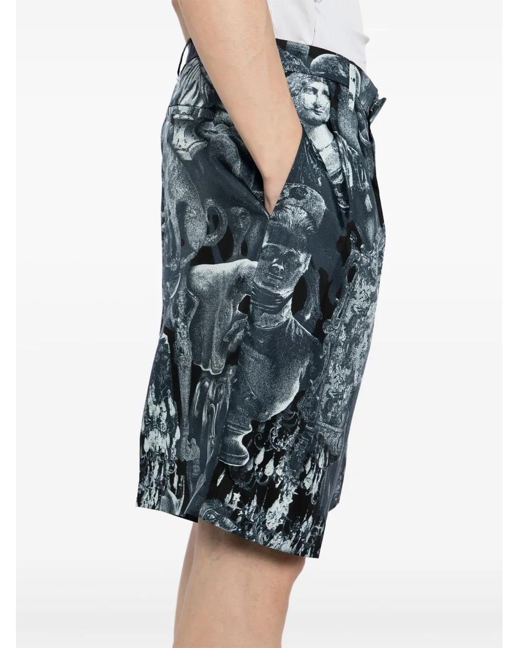 Givenchy Bermudas Mit Hubert-Print in Gray für Herren