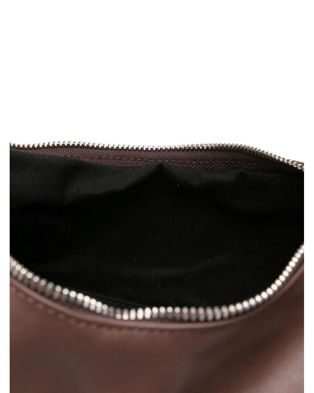 GIUSEPPE DI MORABITO Brown Crystal-Embellished Leather Shoulder Bag