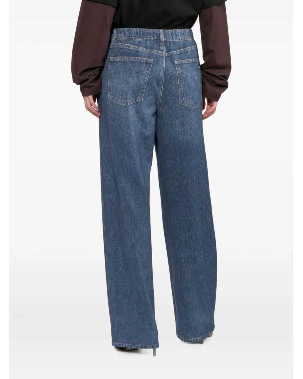 Rag & Bone Blue Jean À Taille Élastiquée