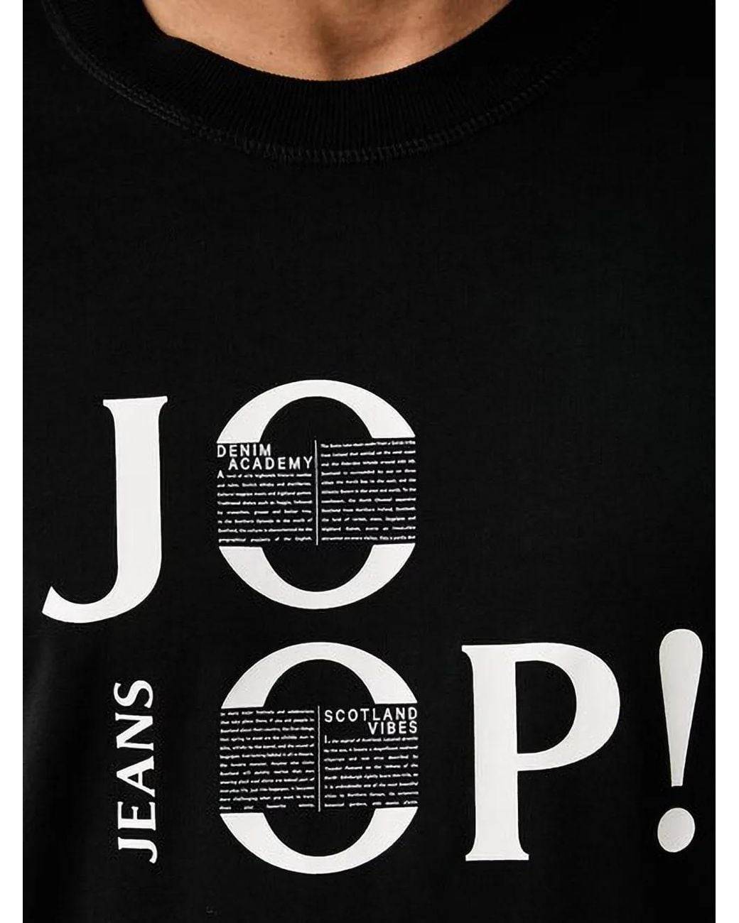 Joop! Black Logo-Print T-Shirt for men