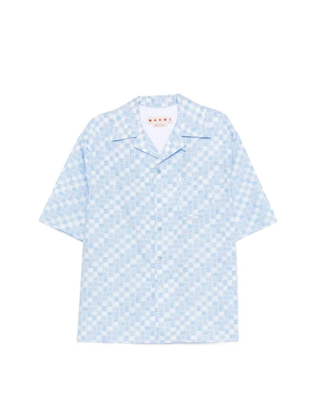Marni Gemustertes Hemd in Blue für Herren
