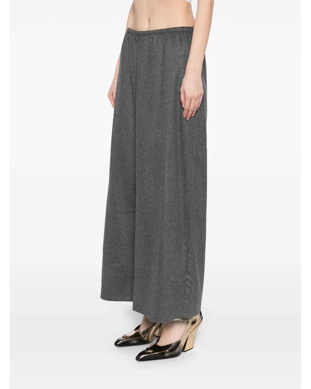 JNBY Gray Drawstring Skirt