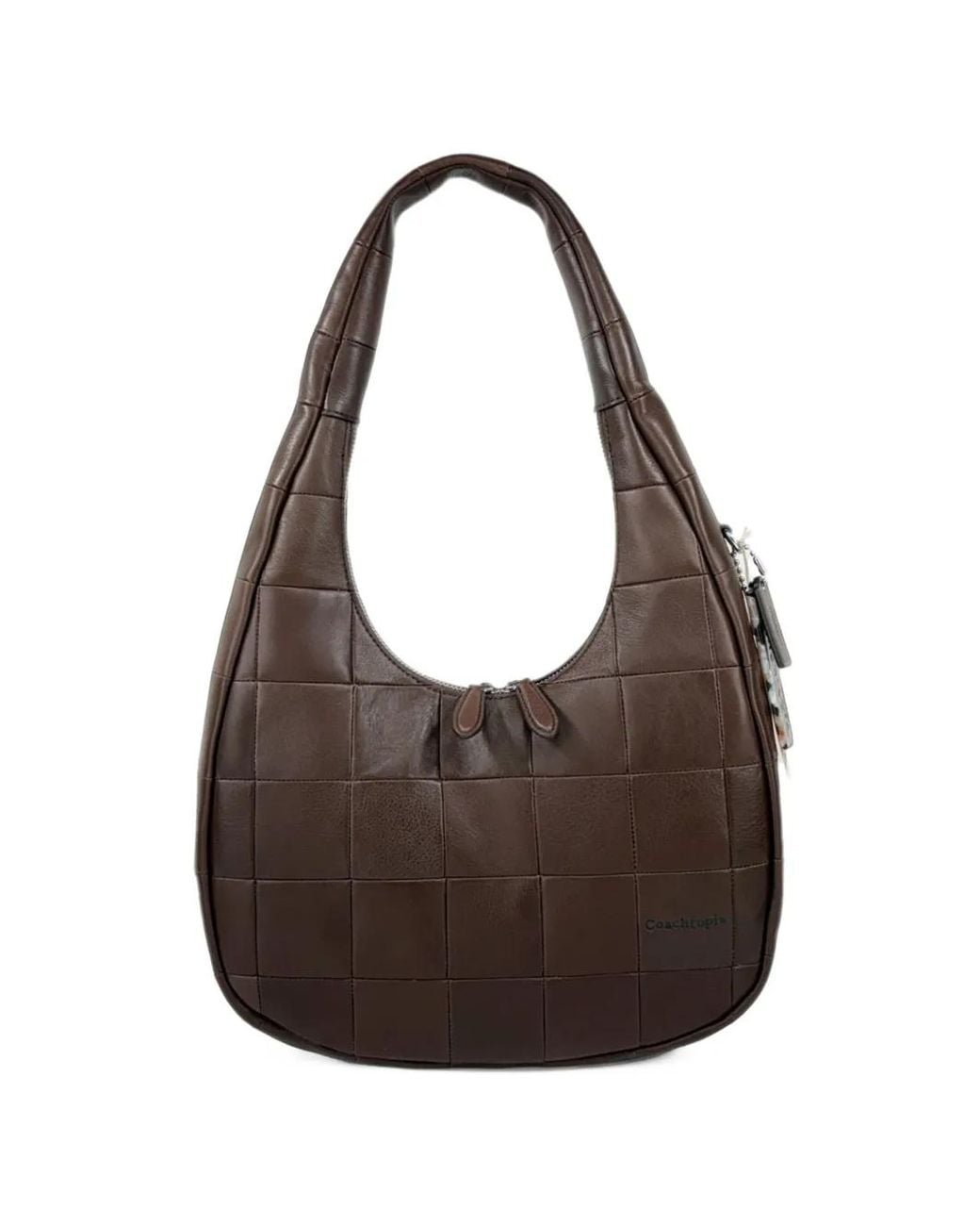 COACH Brown Alter Ego Crescent Shoulder Bag