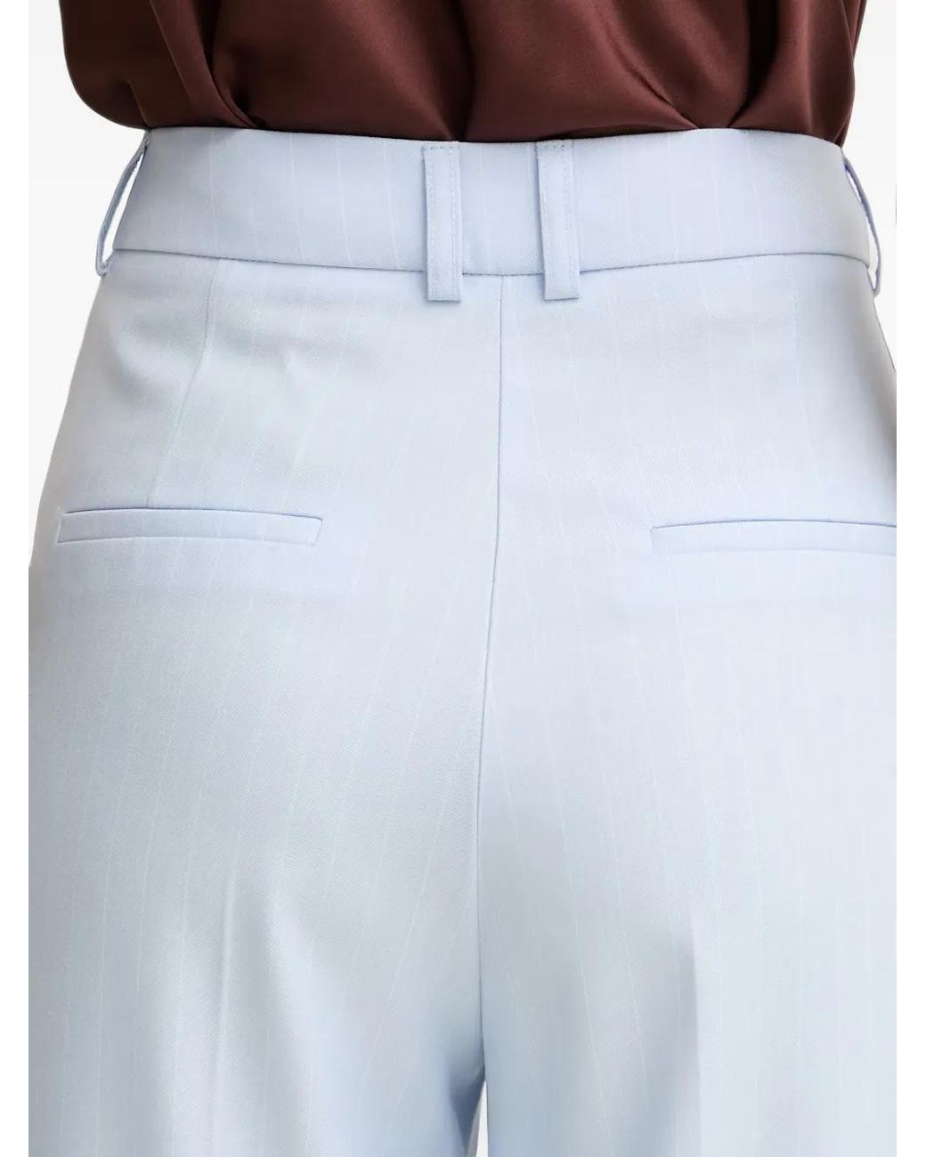 Morgan Straight Broek in het Blue