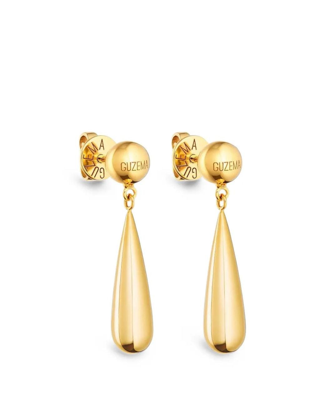 Guzema Metallic Classic Collection Droplet Earrings