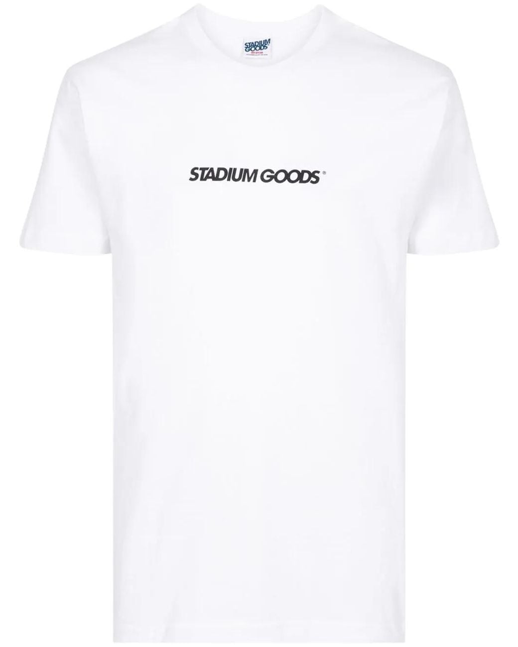 Stadium Goods White Horizontal Logo T-Shirt