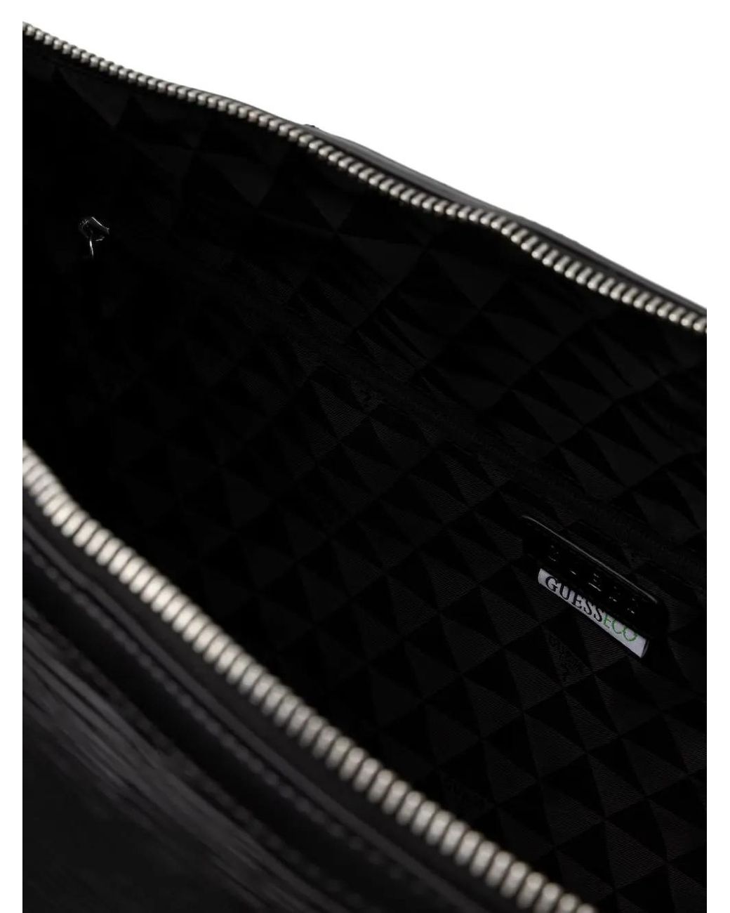 Borsone Con Applicazione di Guess in Black da Uomo
