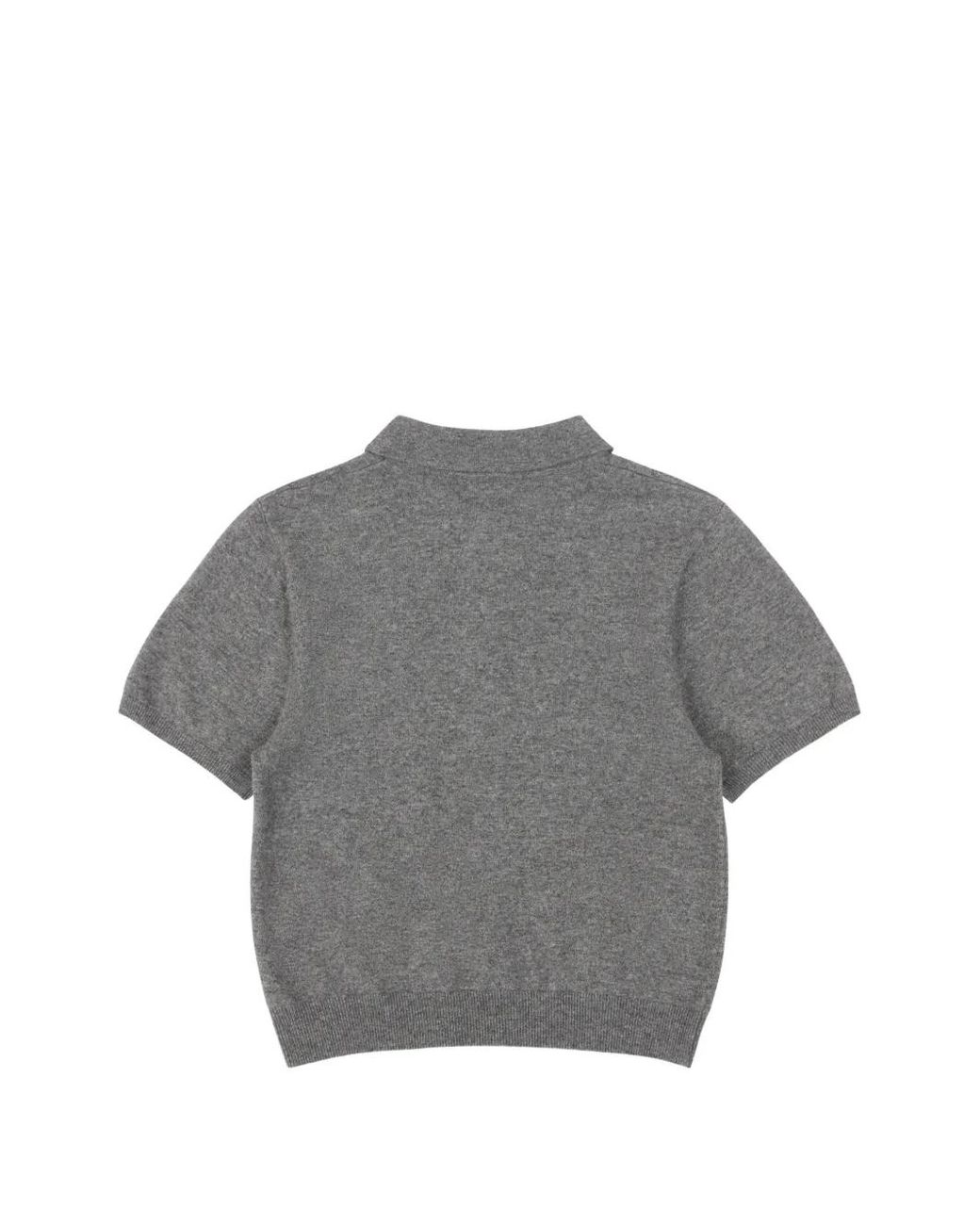 Entire studios Gray Knit Polo Sweater for men