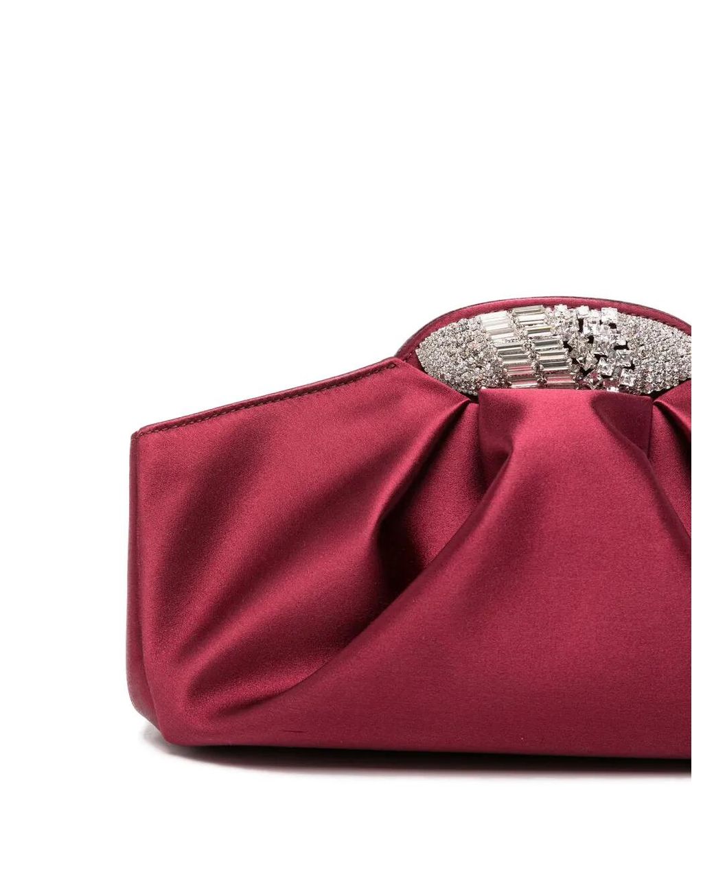 Giuseppe Zanotti Pink Crystal-Embellished Clutch Bag