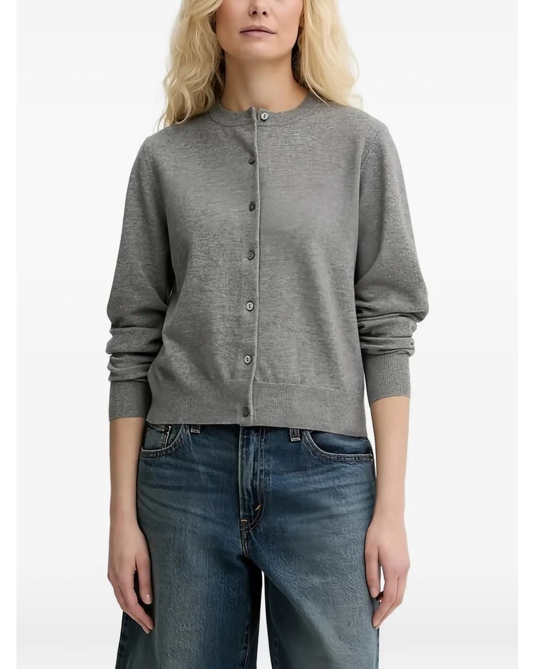 Levi's Gray Buttoned Cardigan
