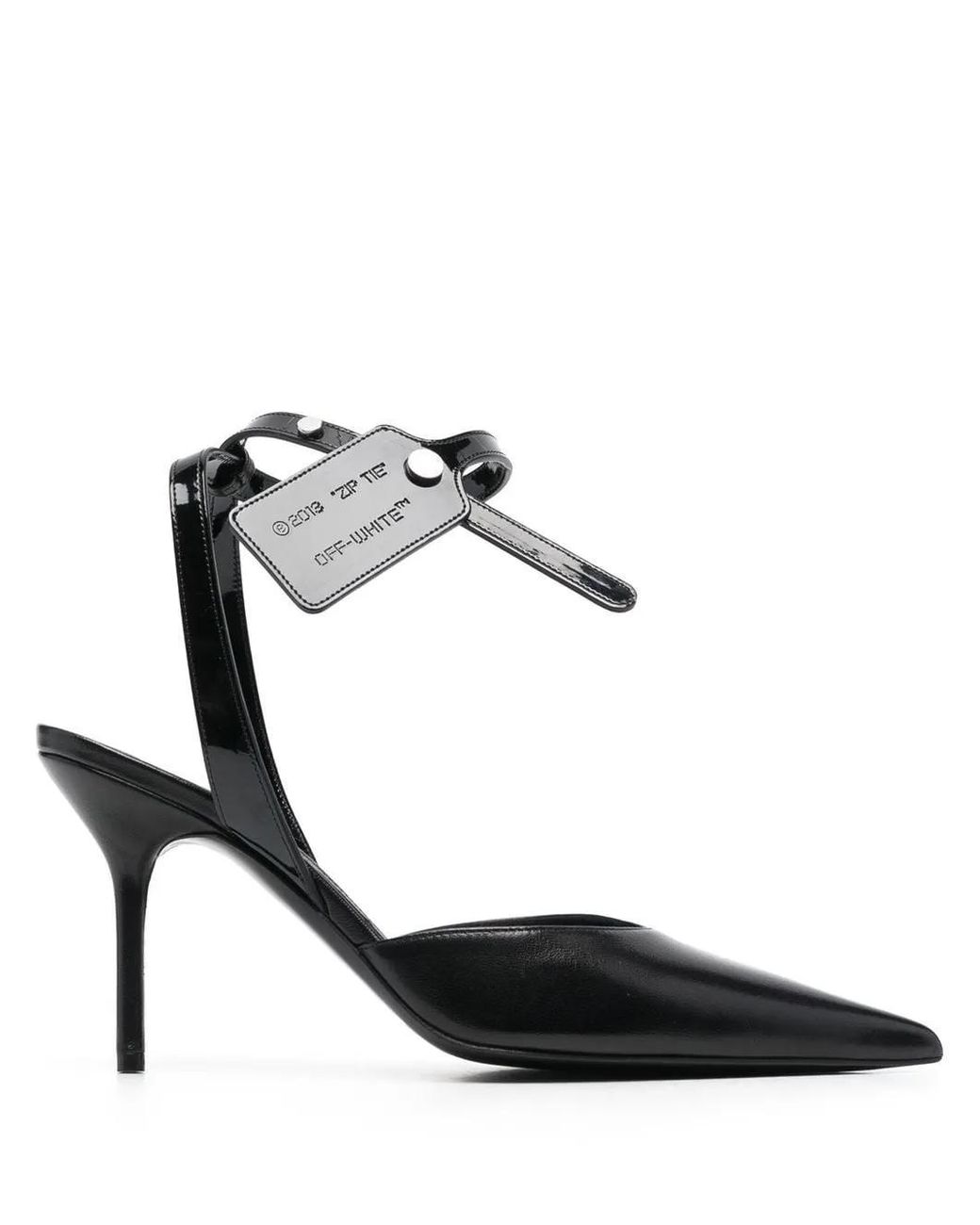 Off-White c/o Virgil Abloh White Varnish 95Mm Pumps