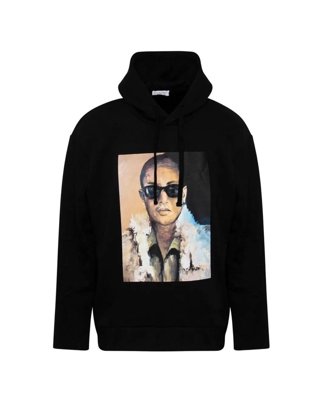 Ih Nom Uh Nit Black Pharrell Williams Graphic-Print Hoodie for men