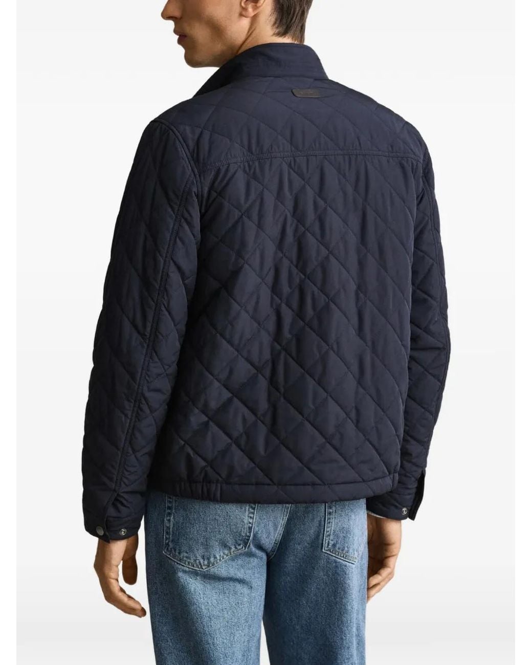 Gant Blue Veste À Design Matelassé for men