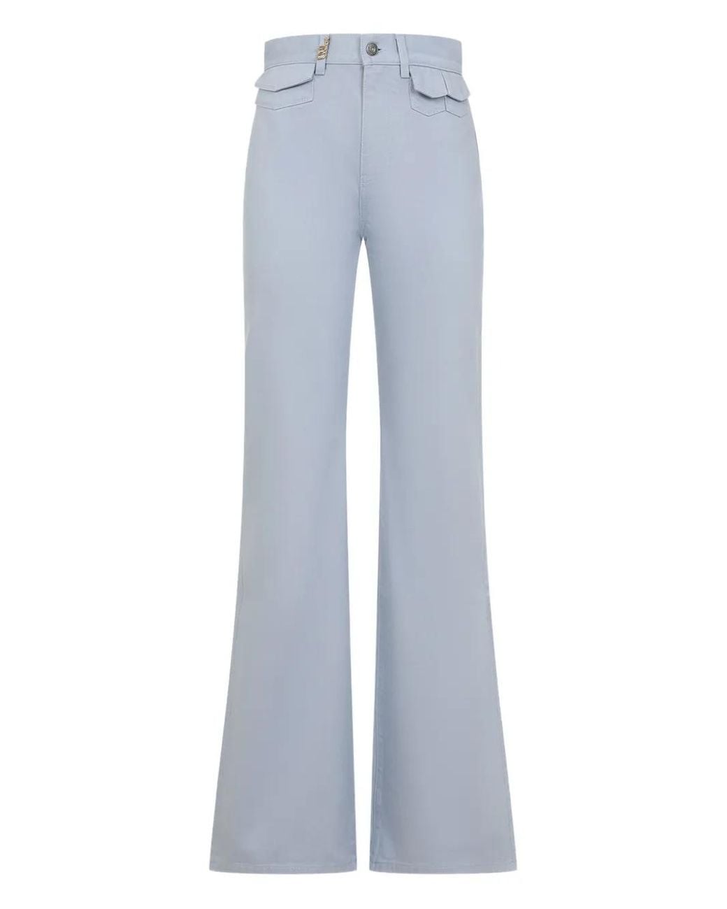 Chloé Blue High-Rise Flared Jeans