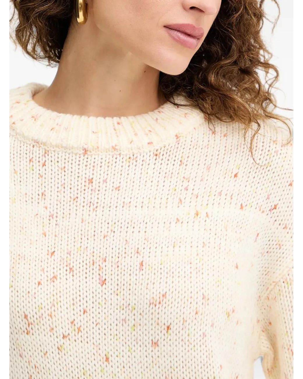 Silvian Heach Natural Crew-Neck Sweater