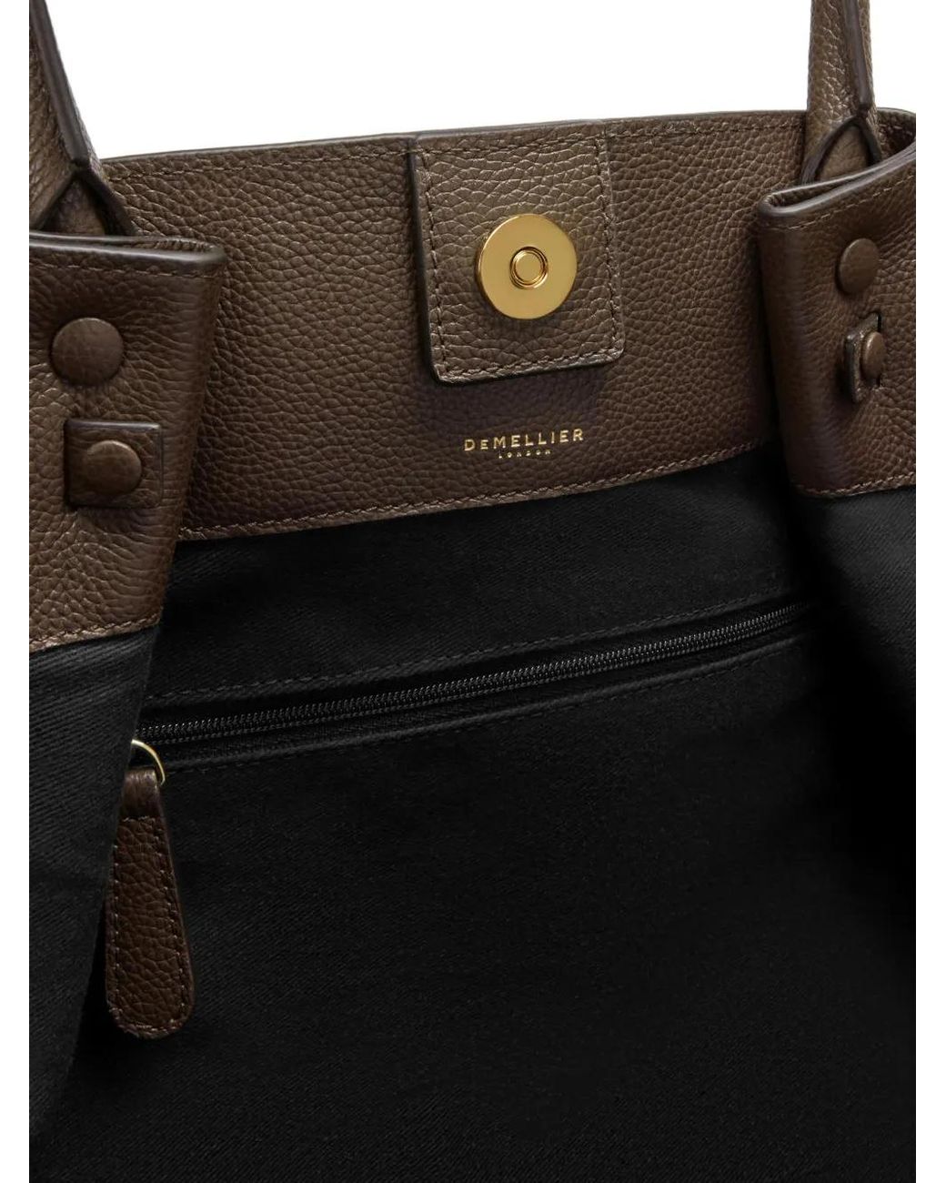 DeMellier London Brown Large The New York Leather Tote Bag