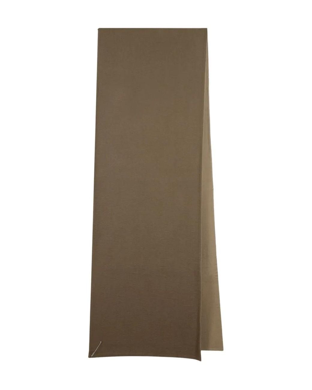The Row Brown Rectangular Scarf