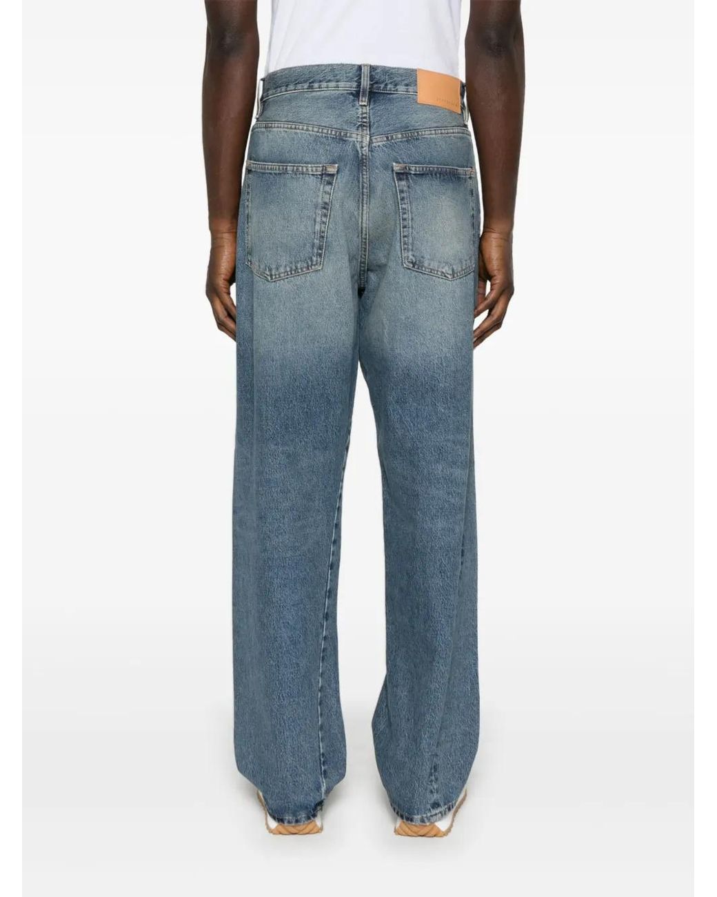 sunflower Blue Wide Twist Jeans for men