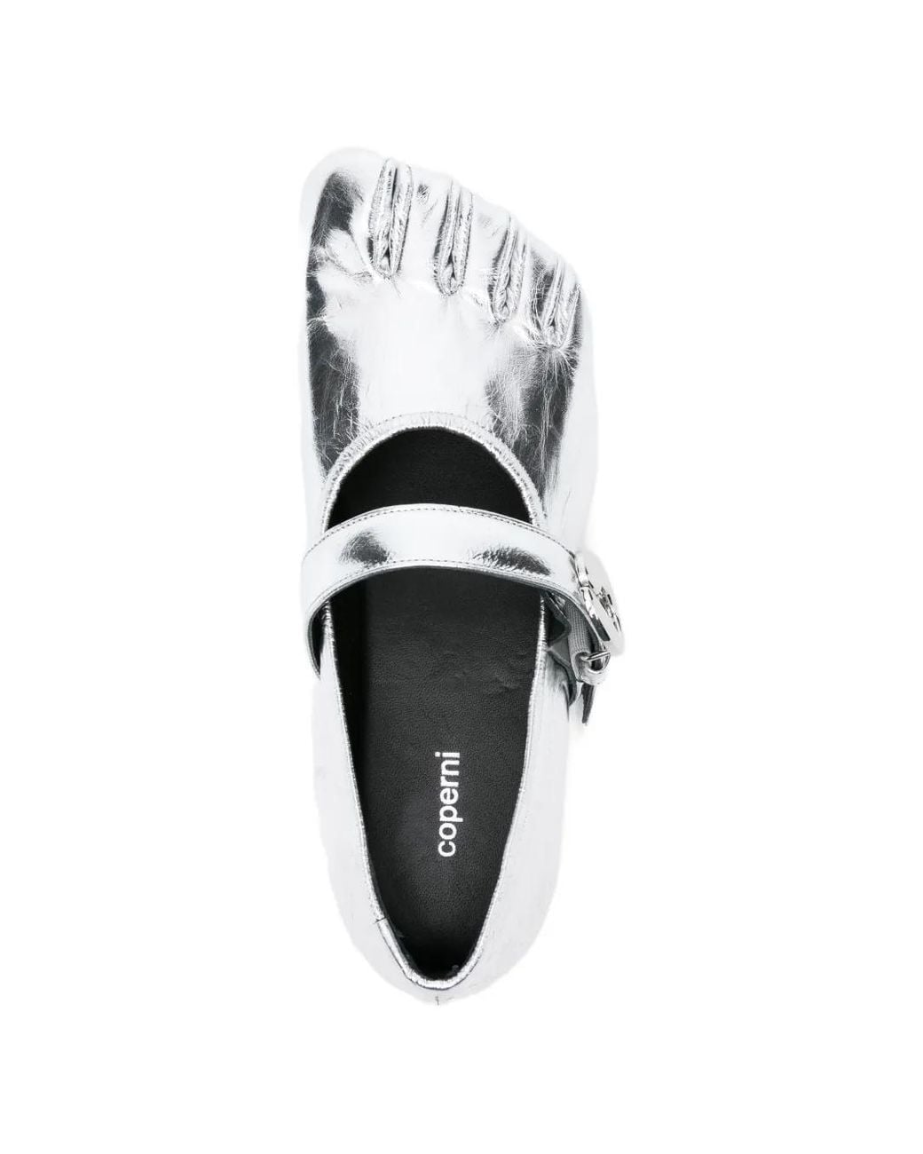 Coperni White Five-Toe Flat Pumps