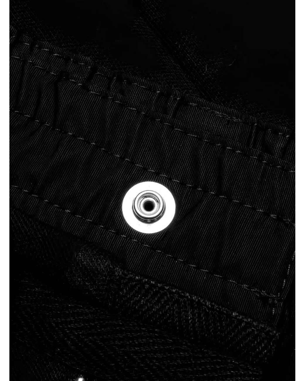 Sacai Black Sponge Drawstring Trousers for men
