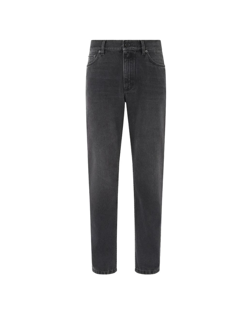 Zegna Gray Roccia Stone-Washed Jeans for men