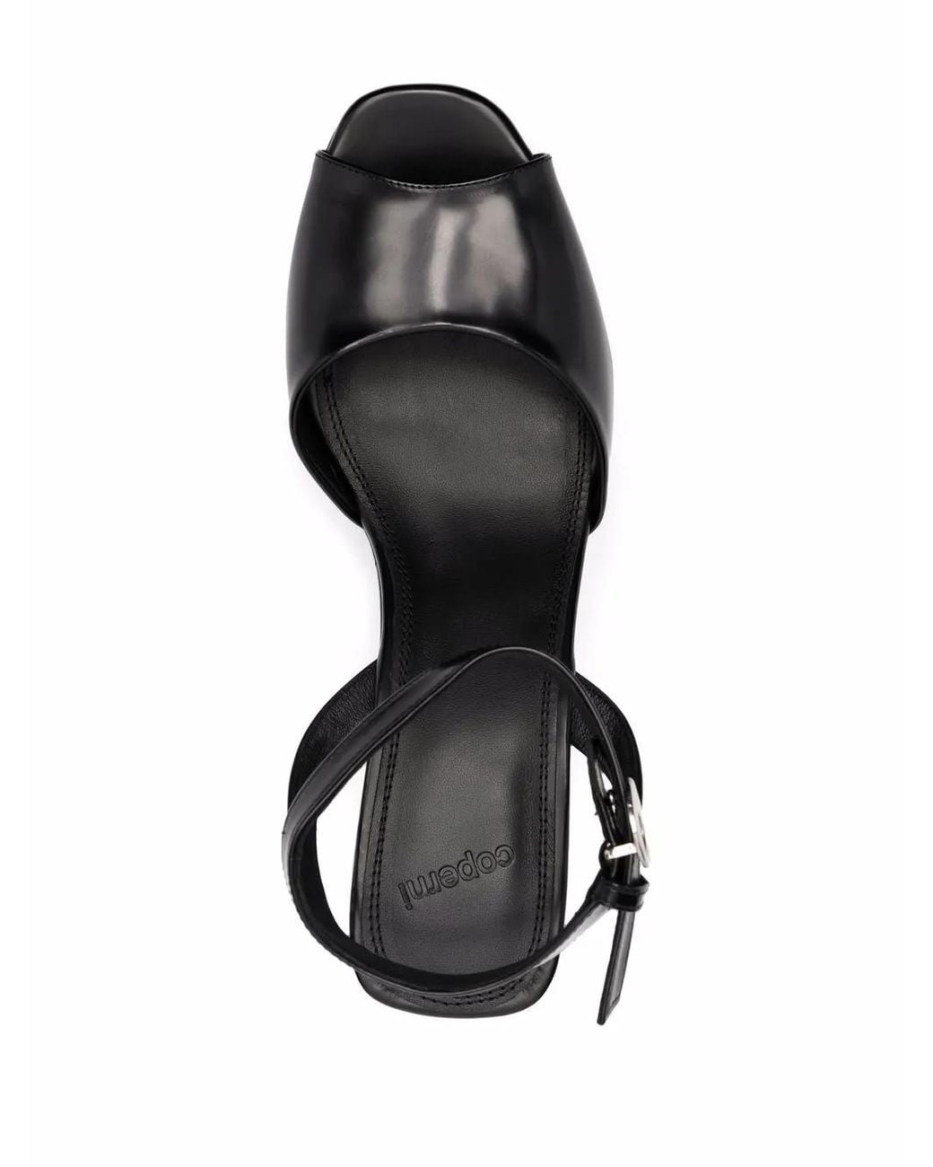 Coperni Black Platform-Sole Sandals