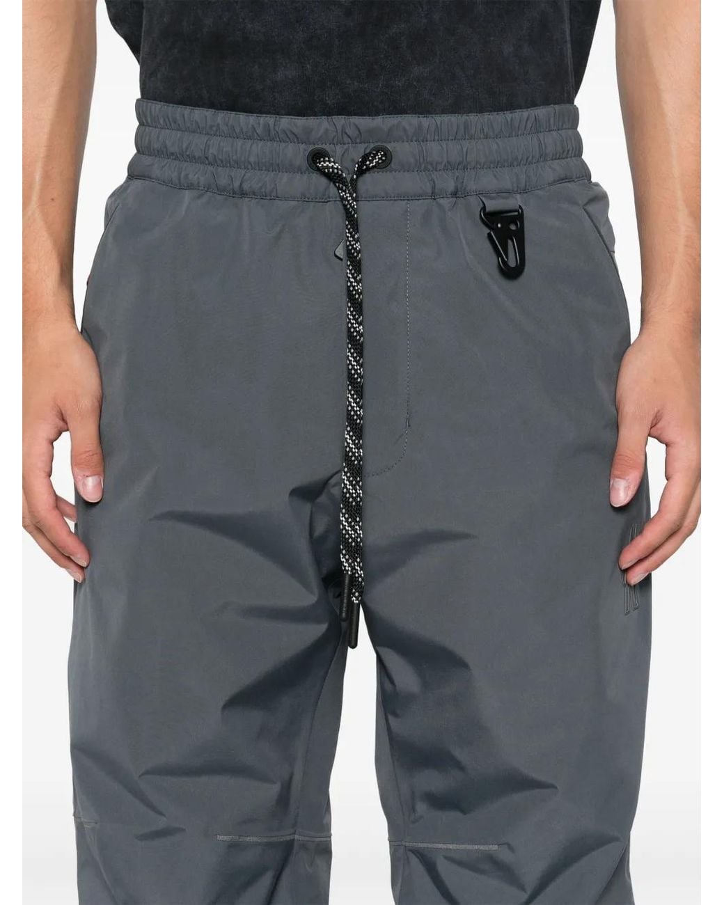 Moncler Blue Logo-Embossed Track Pants for men