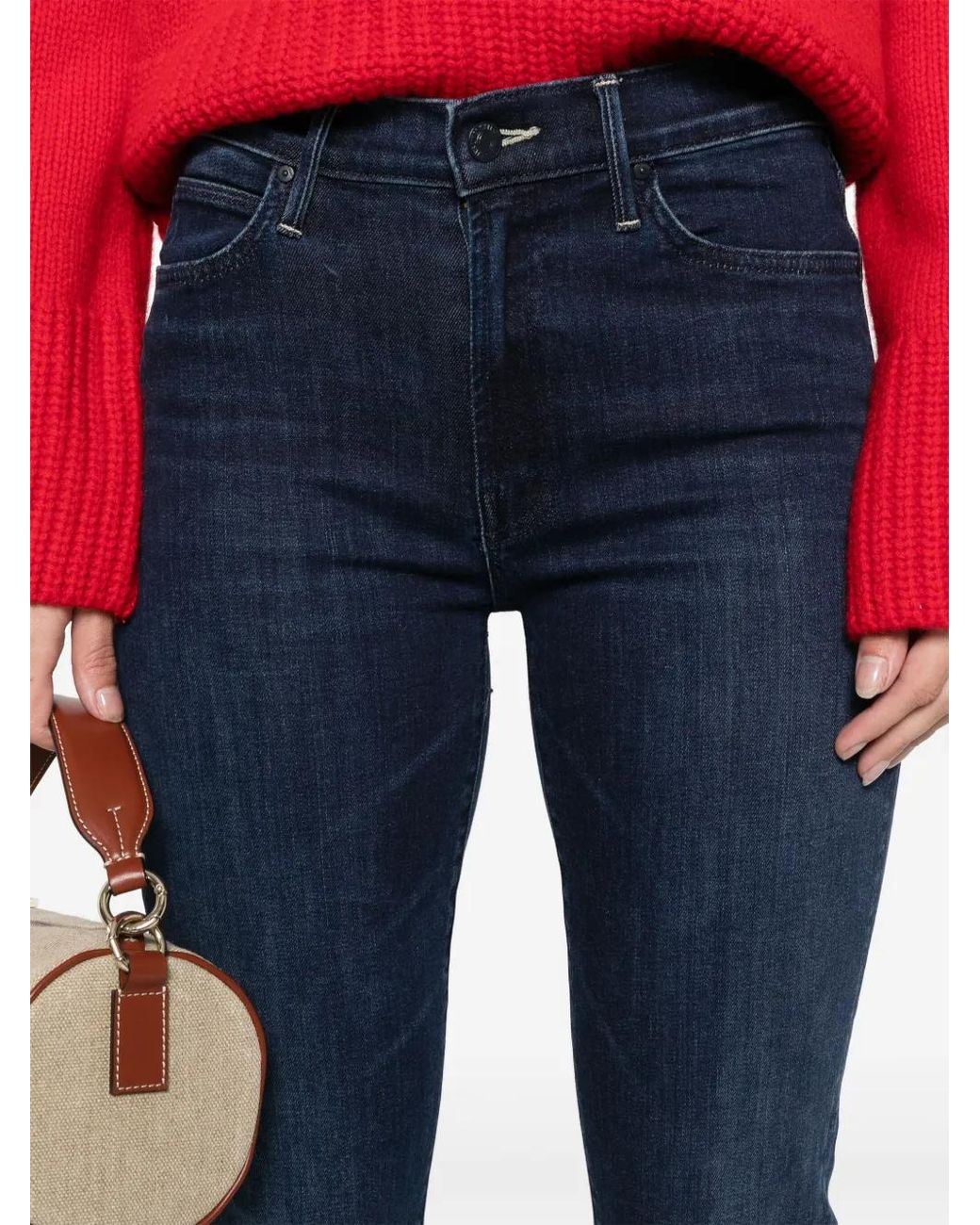 Mother The Rascal Skimp Jeans in het Blue