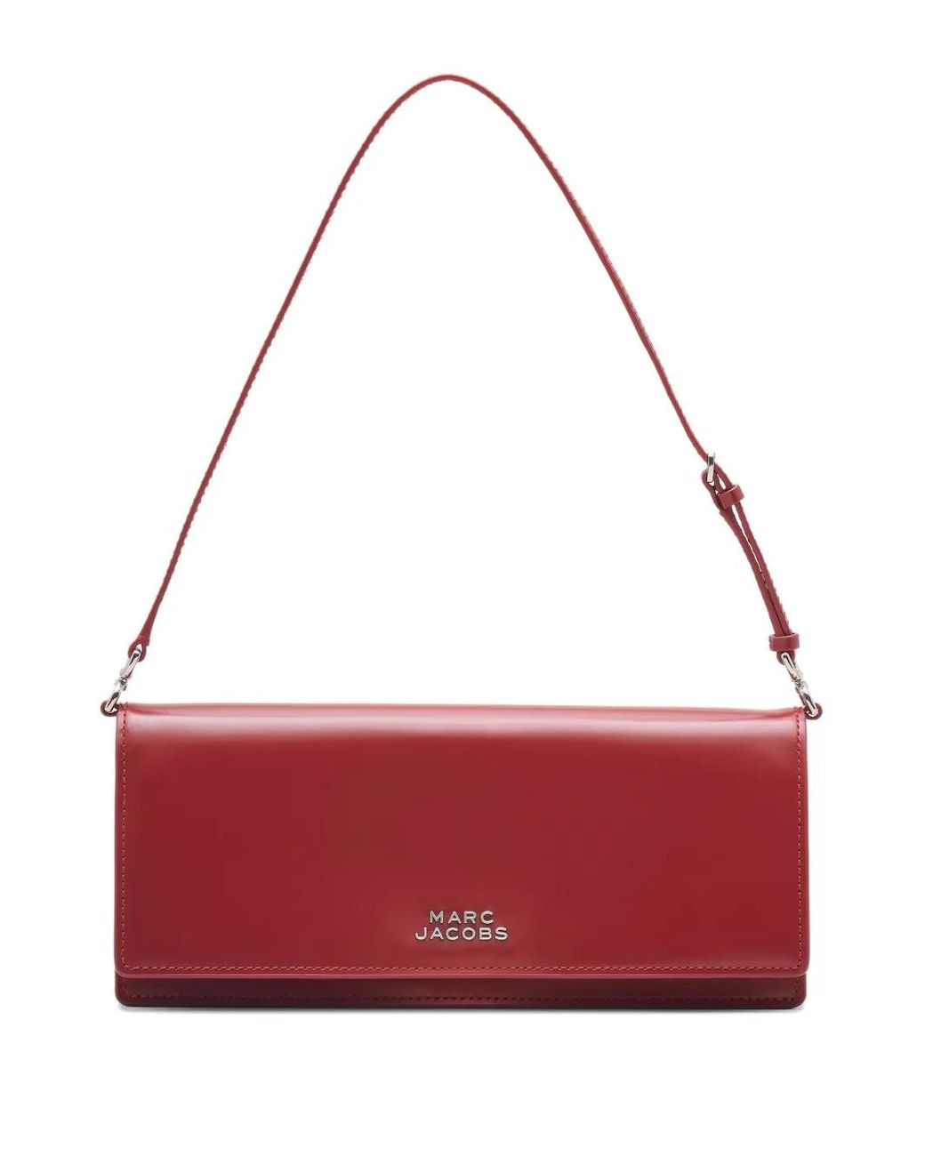 Marc Jacobs Red The Mirror Shoulder Leather Bag