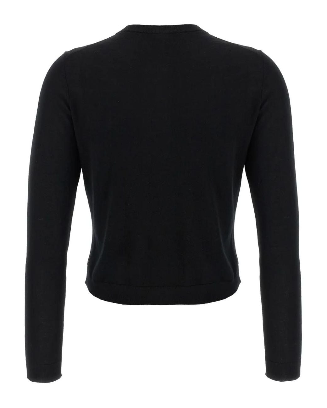 Theory Black Button-Up Cardigan