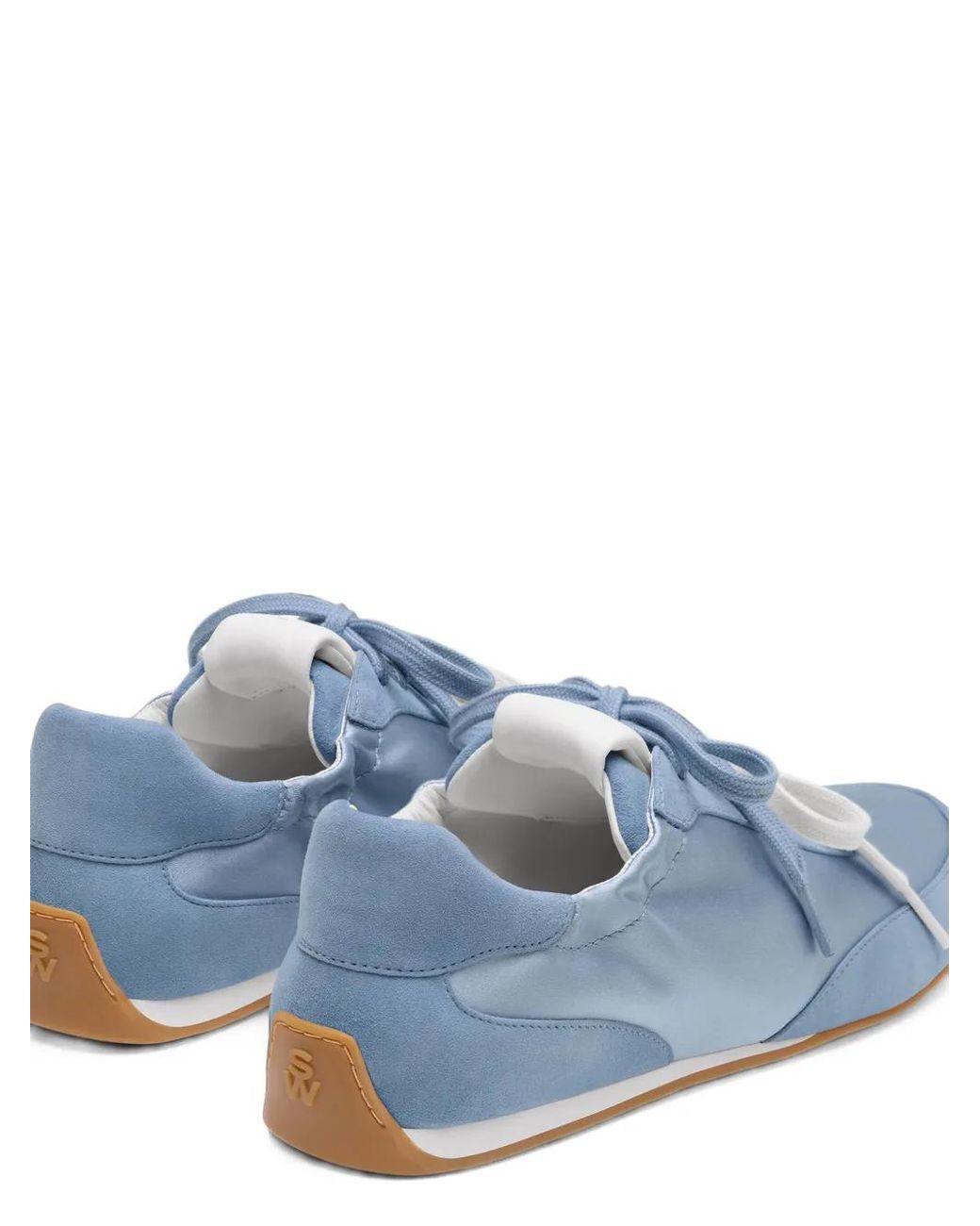 Stuart Weitzman Blue Bond Ruche Sneakers