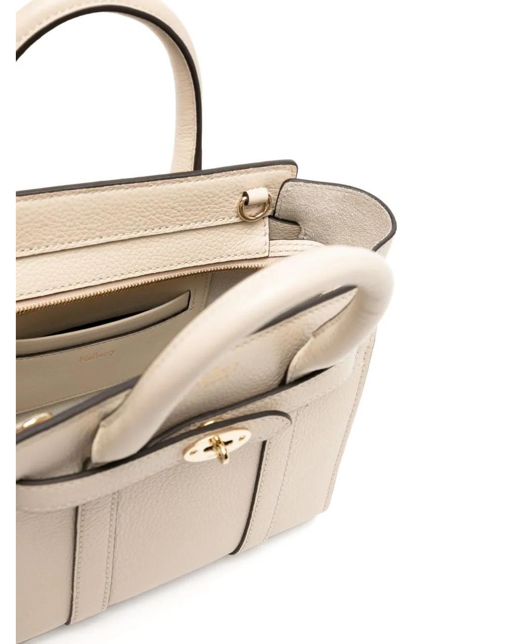 Mulberry Natural Mini Bayswater Crossbody Bag