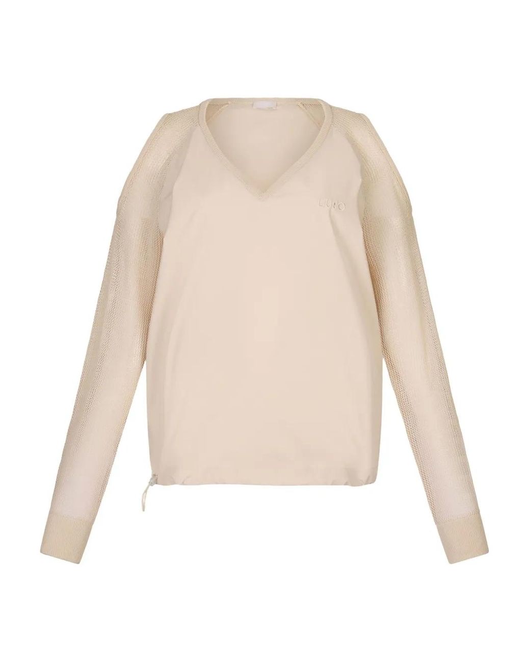 Liu Jo Natural Cut-Out Sweatshirt