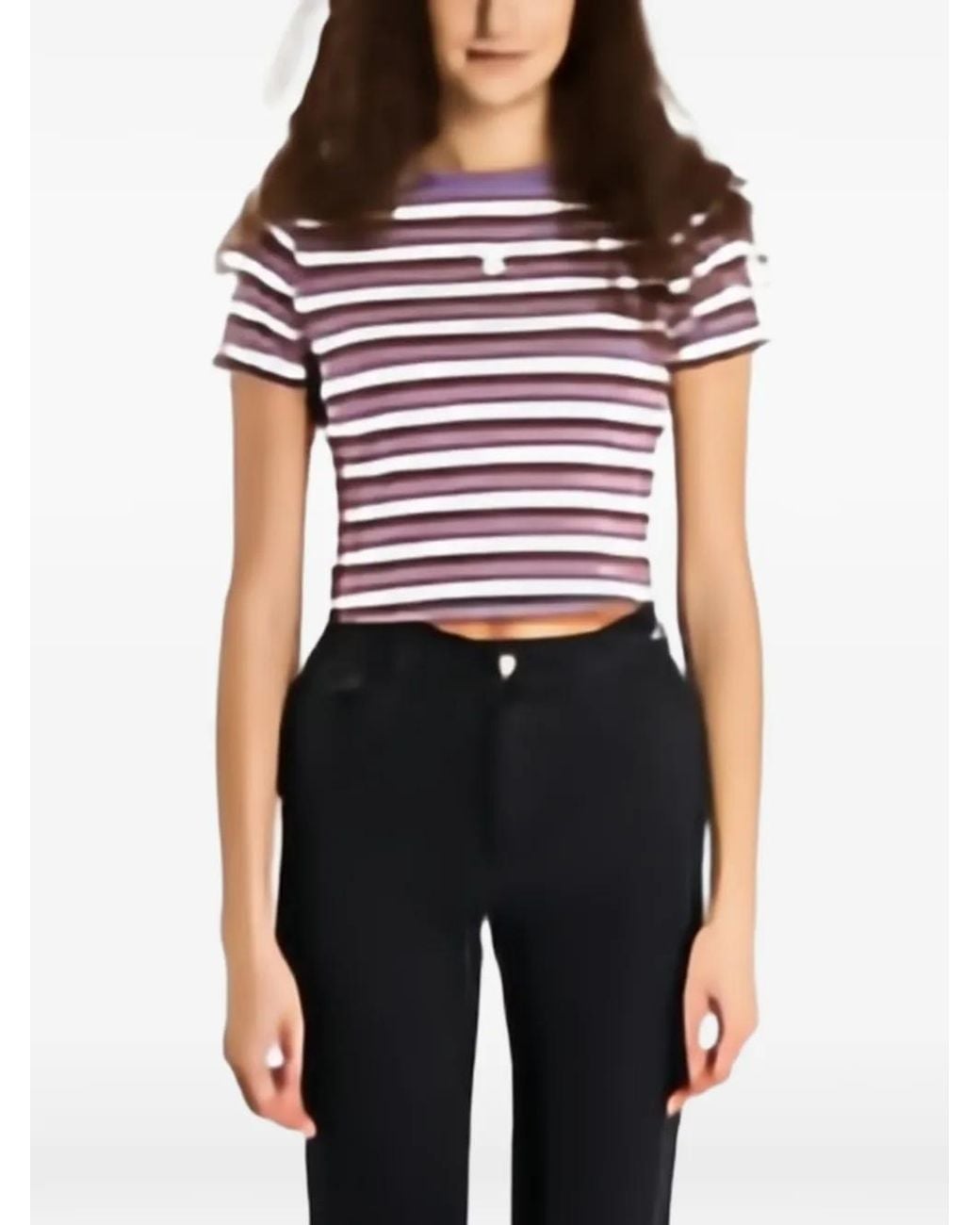Guess Black Striped T-Shirt