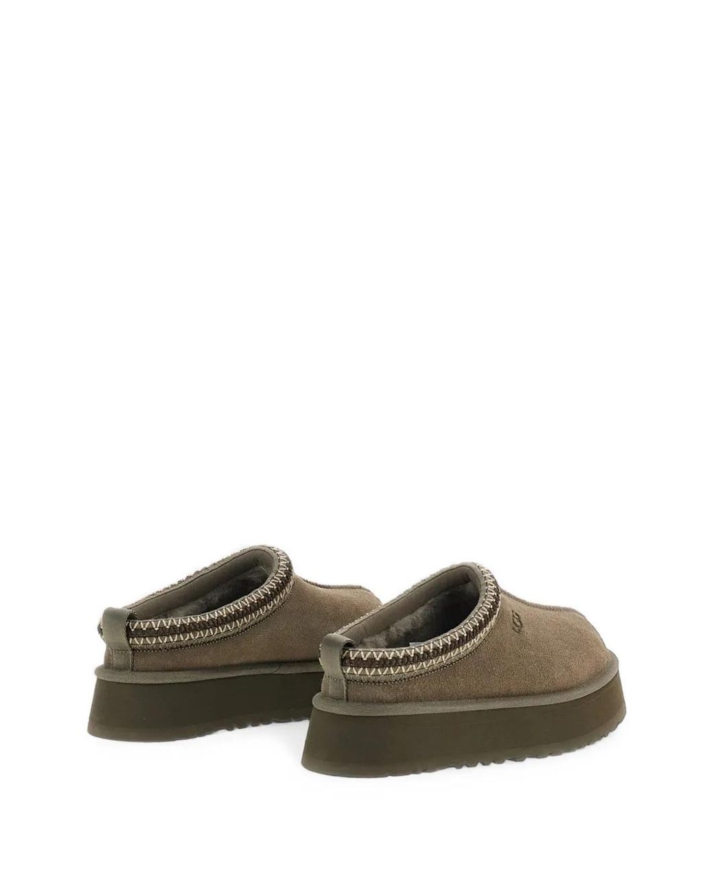 Ugg Brown Tazz Ii Suede Clogs
