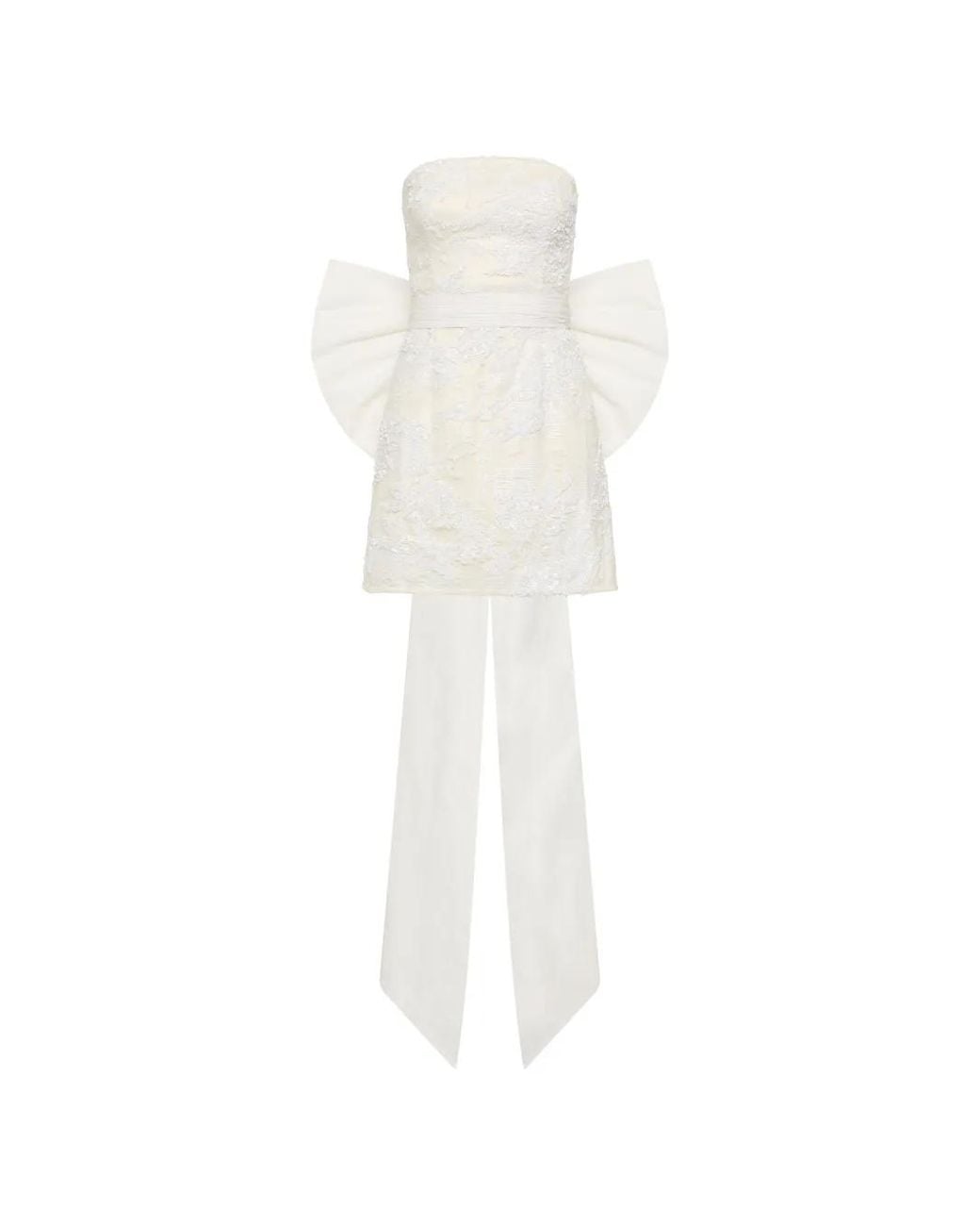 Rebecca Vallance White Medici Mini Dress