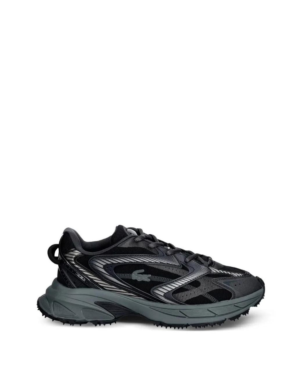 Lacoste Black L003 Neo Shot Utl Panelled Chunky Sneakers for men