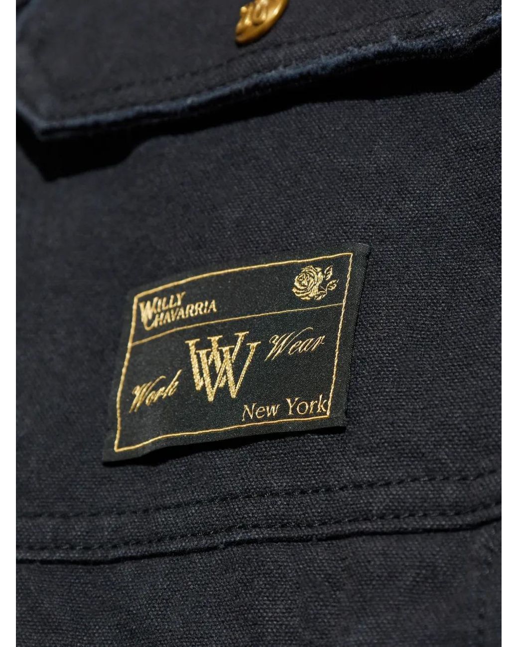 Willy Chavarria Blue Zip-Fastening Jacket for men