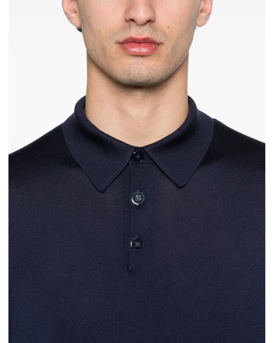 Dolce & Gabbana Blue Polo Shirts for men