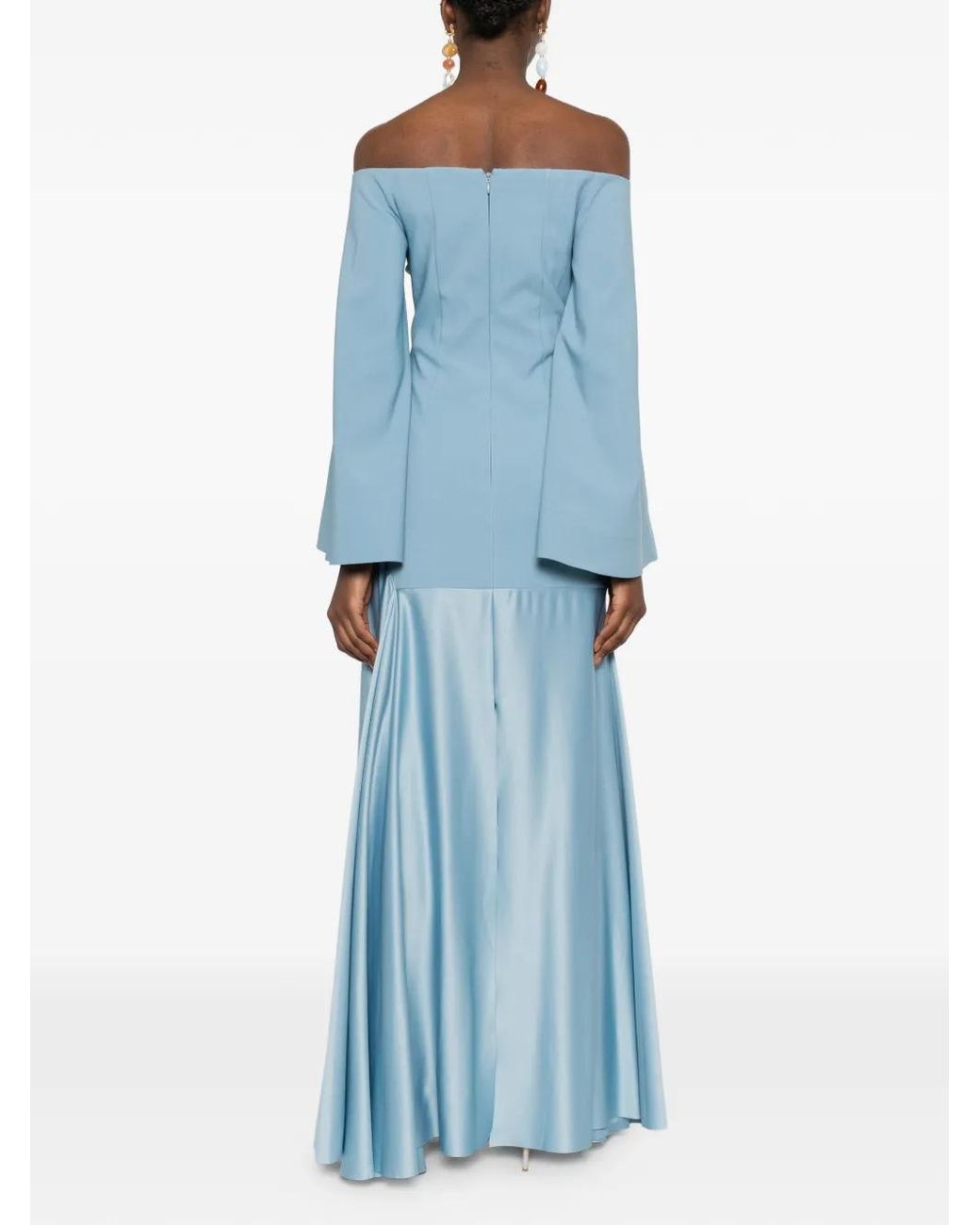 Solace London Blue Rina Maxi Dress