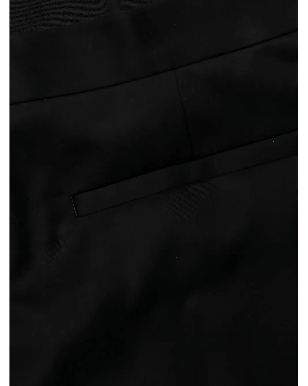 Givenchy Black Flat-Front Trousers for men