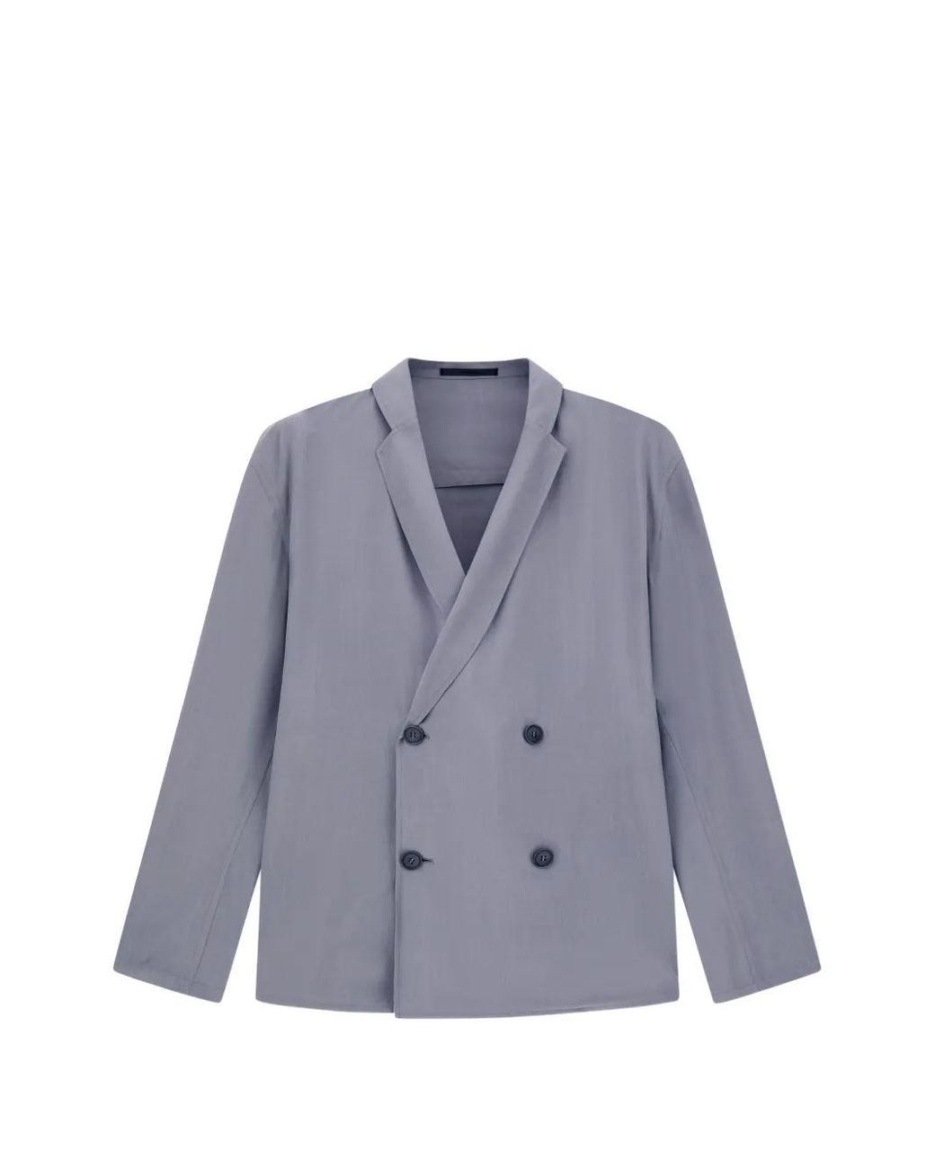 Giorgio Armani Purple Double-Breasted Notched-Lapel Blazer for men