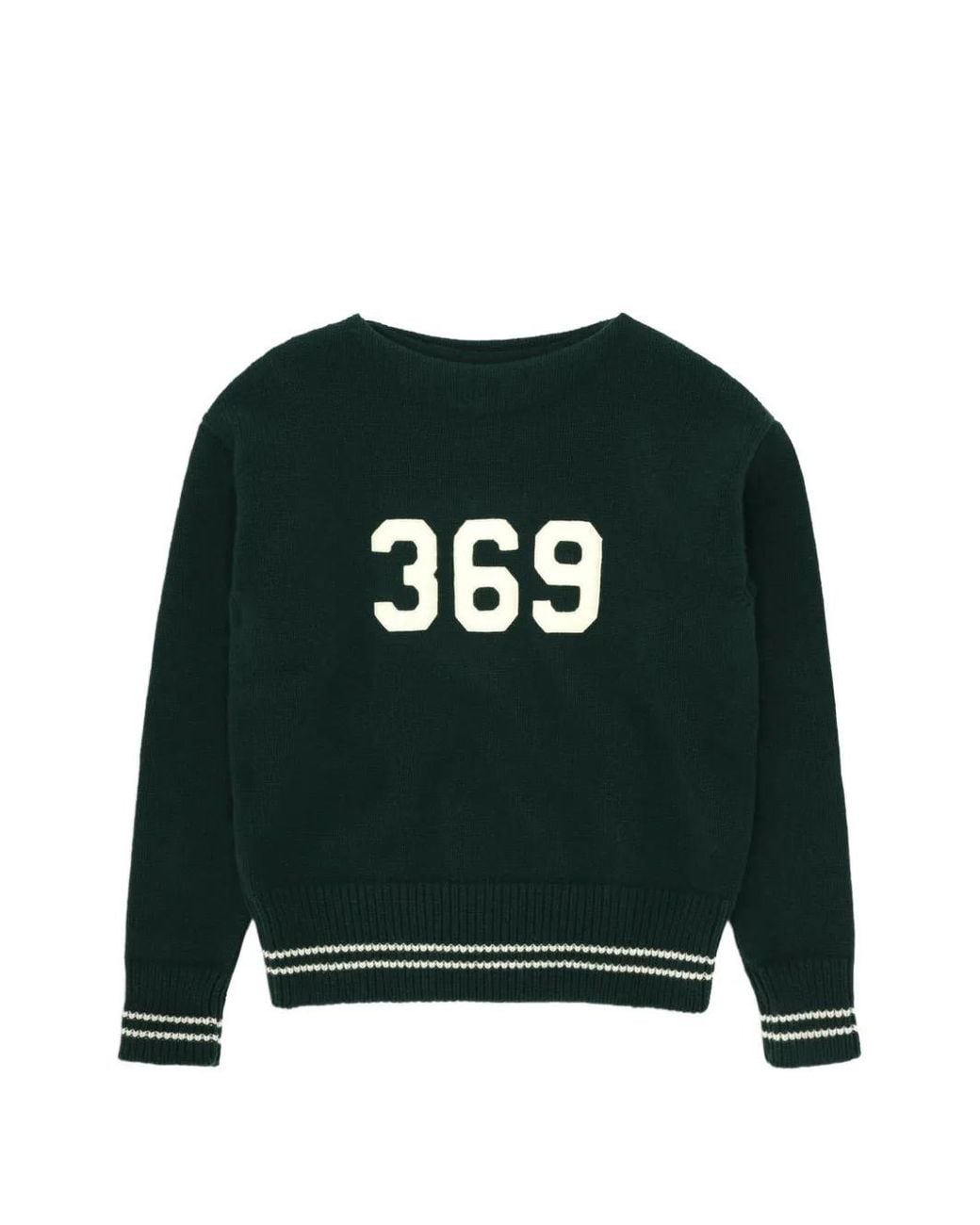 Fortela Black Ftl "369" Intarsia-Knit Wool Sweater for men