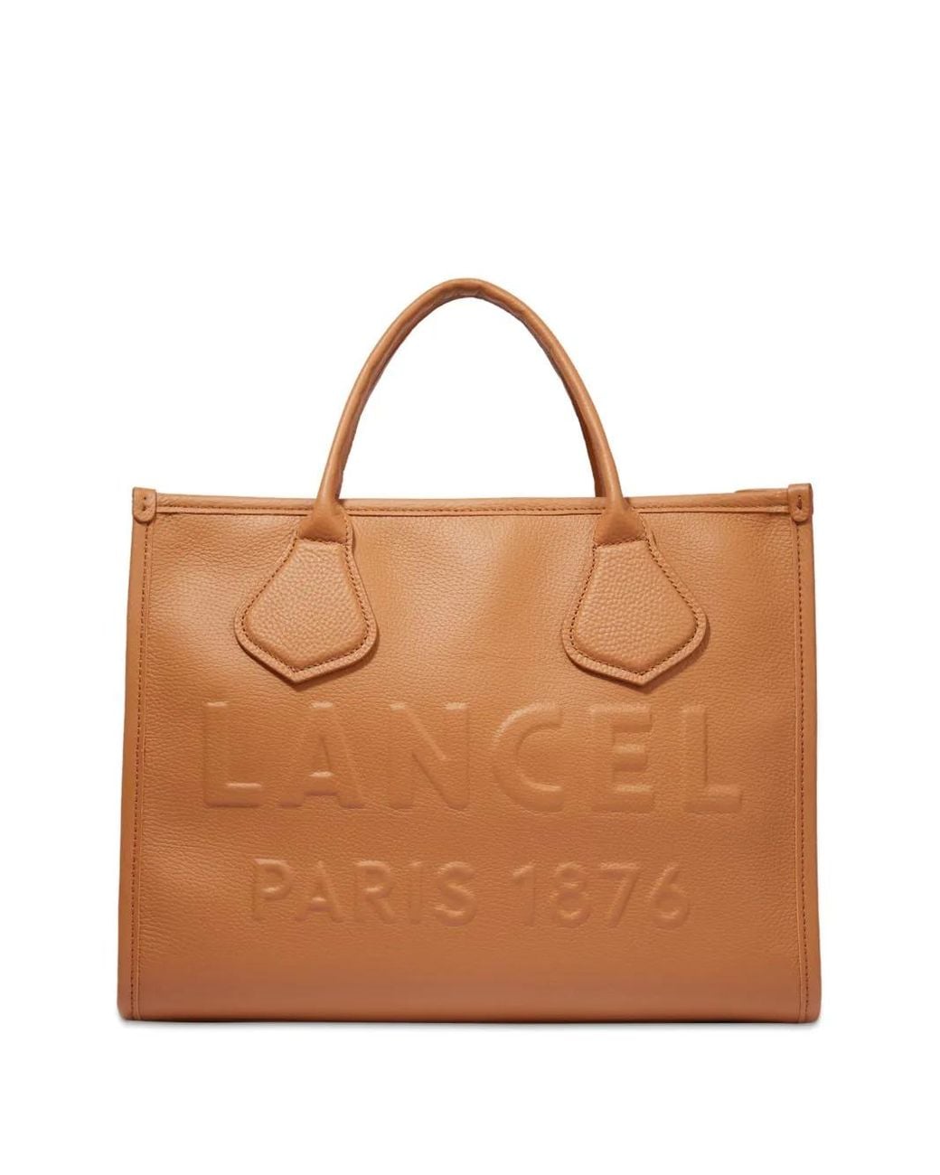 Lancel Brown Medium Jour De Leather Tote Bag