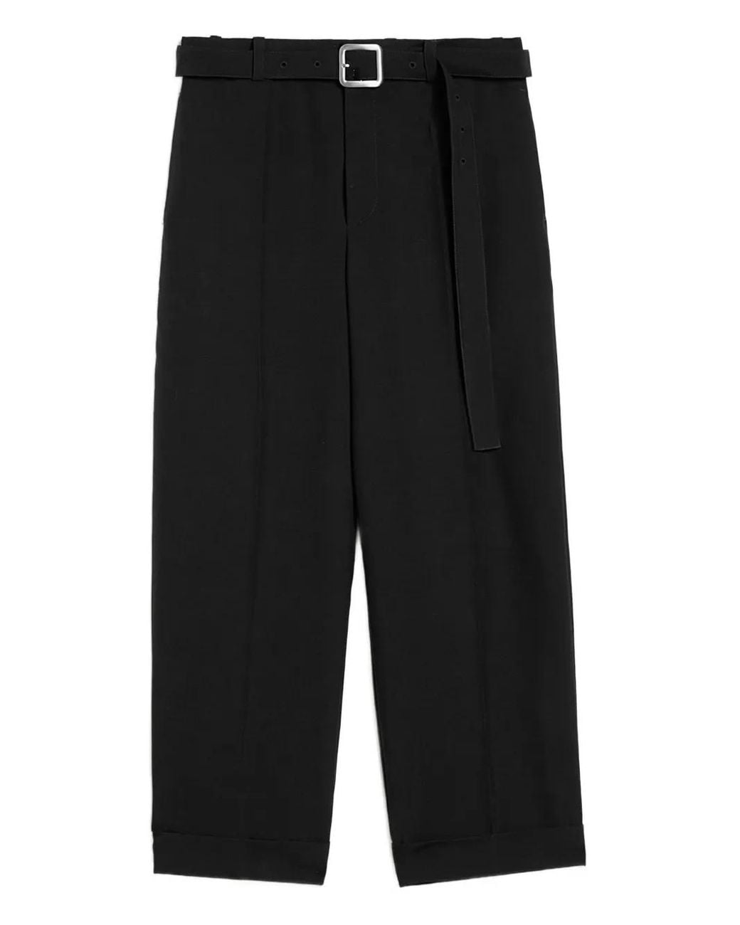 Jil Sander Black Wool Trousers for men