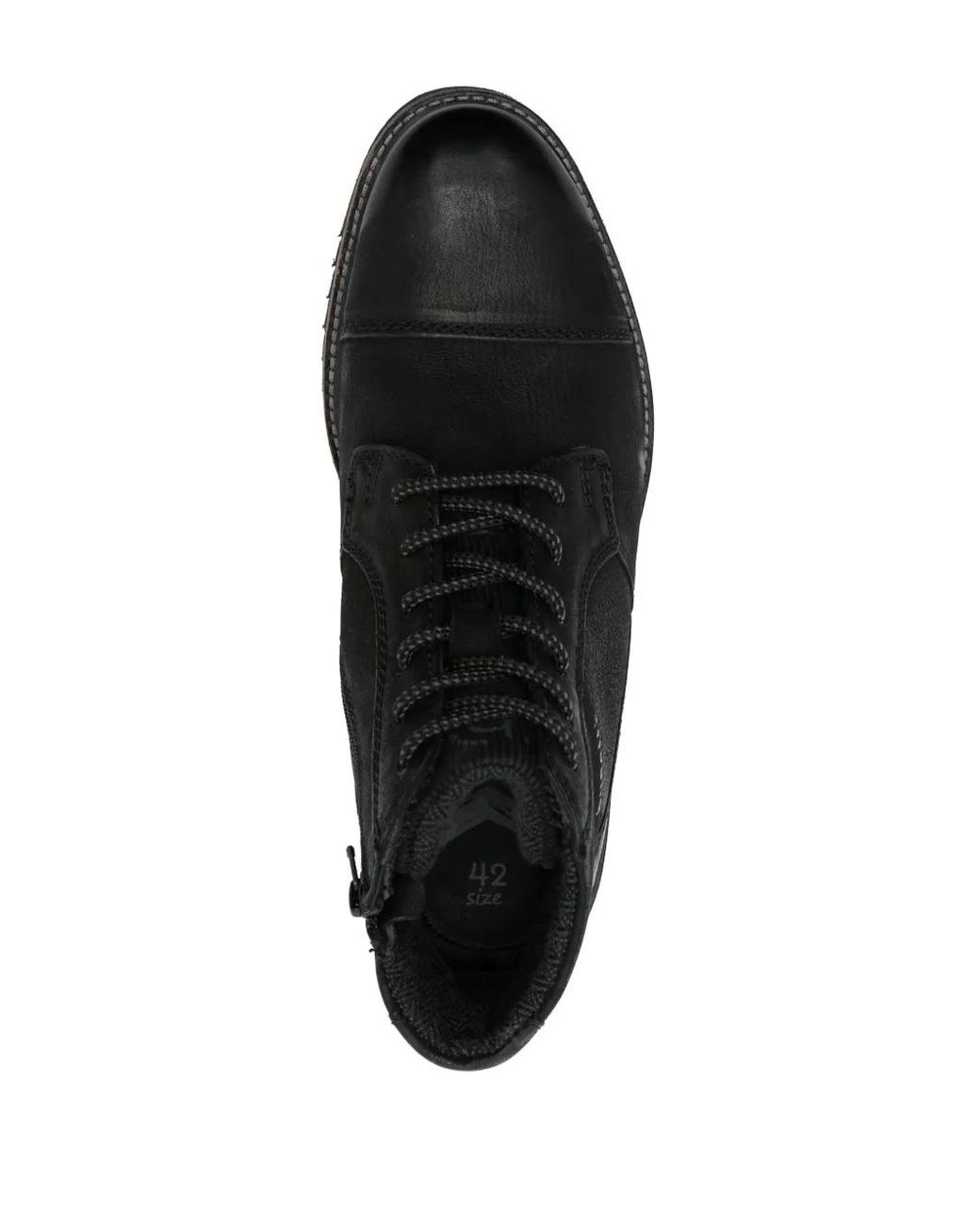 Bugatti Black Caj Leather Ankle Boots for men